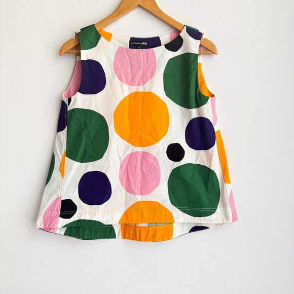 Merimekko X Uniqlo Geometric Print Sleeveless Top S - Picture 3 of 4